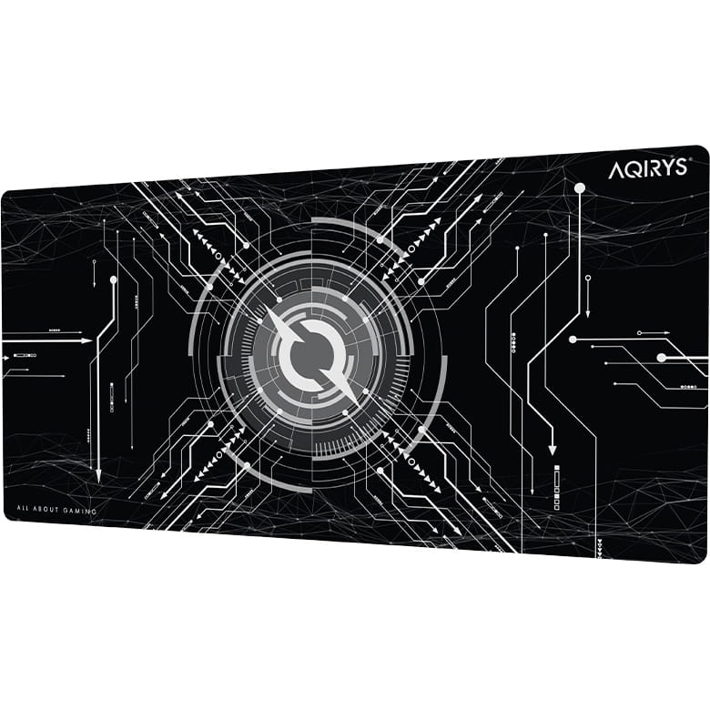 Image of Podkładka gamingowa pod mysz / klawiaturę, AQIRYS GRUIS 3XL 1200x600, czarna
