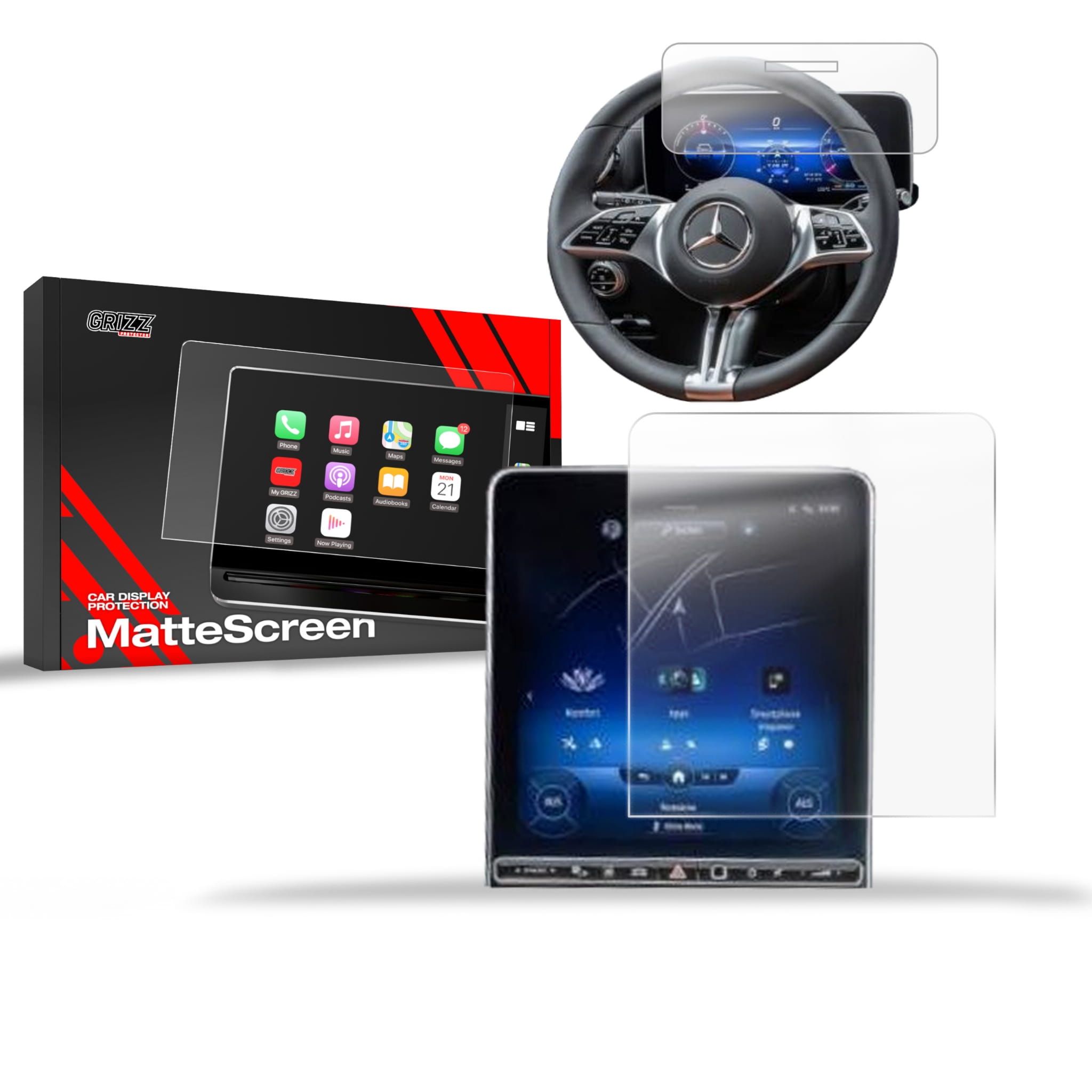 Folia matowa 2w1 Grizz Protector do Mercedes S Klasa W223 (2020-2026)