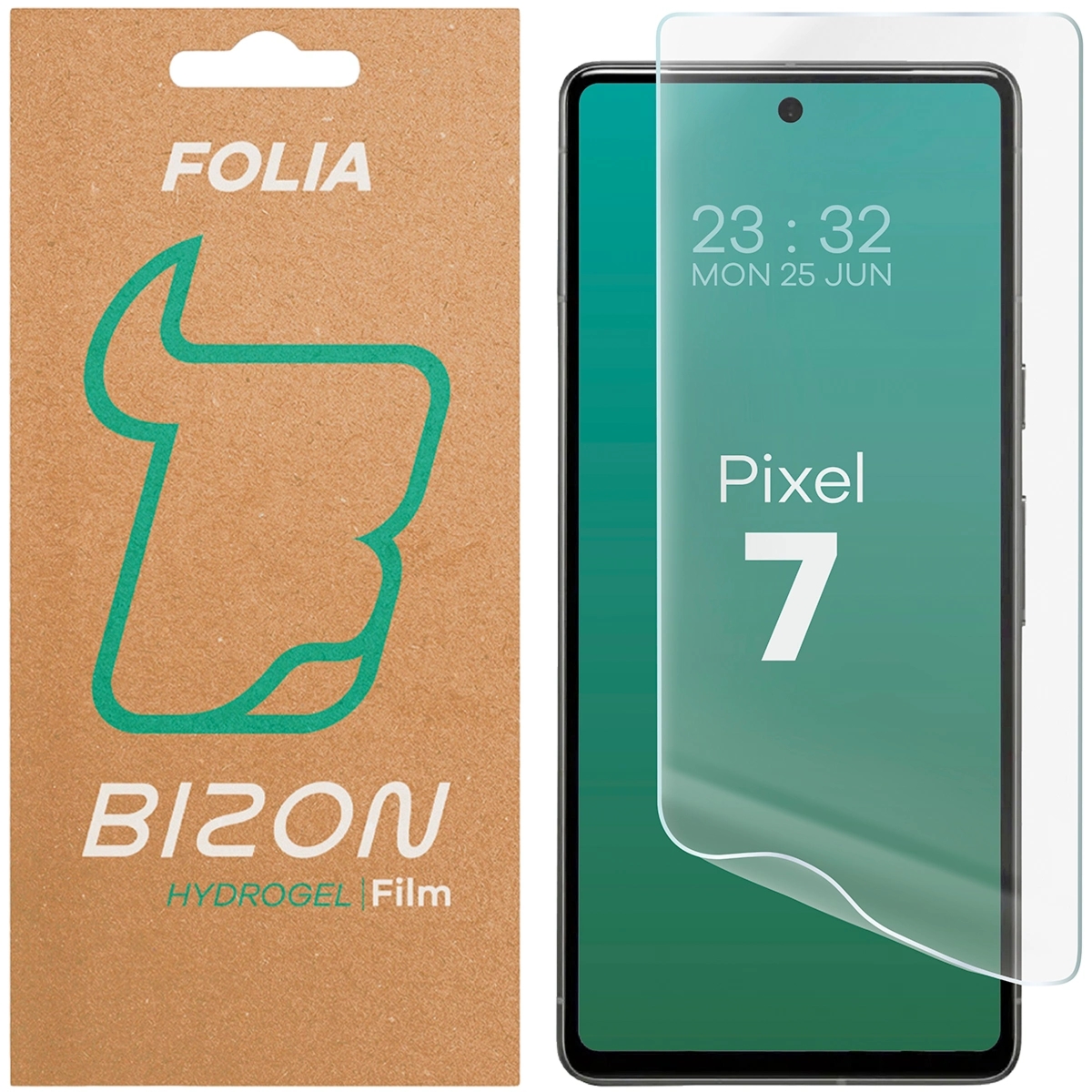 Folia hydrożelowa na ekran Bizon Film Hydrogel Front do Google Pixel 7, 1 sztuka