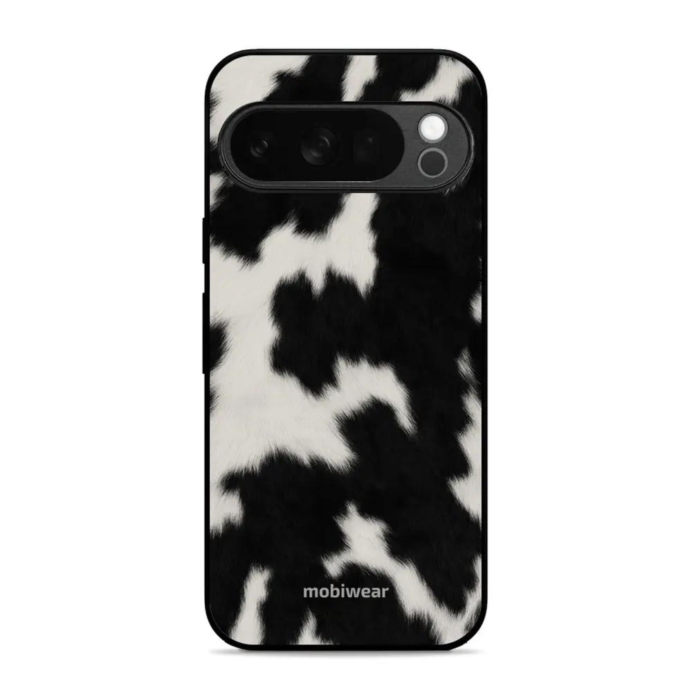 Etui ochronne do Pixel 10 Pro, Mobiwear Glossy Case, krowie futerko