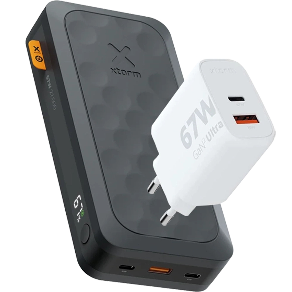 Image of Zestaw XTORM Powerbank Fuel 27000 mAh 67W + Ładowarka sieciowa Ultra 67W