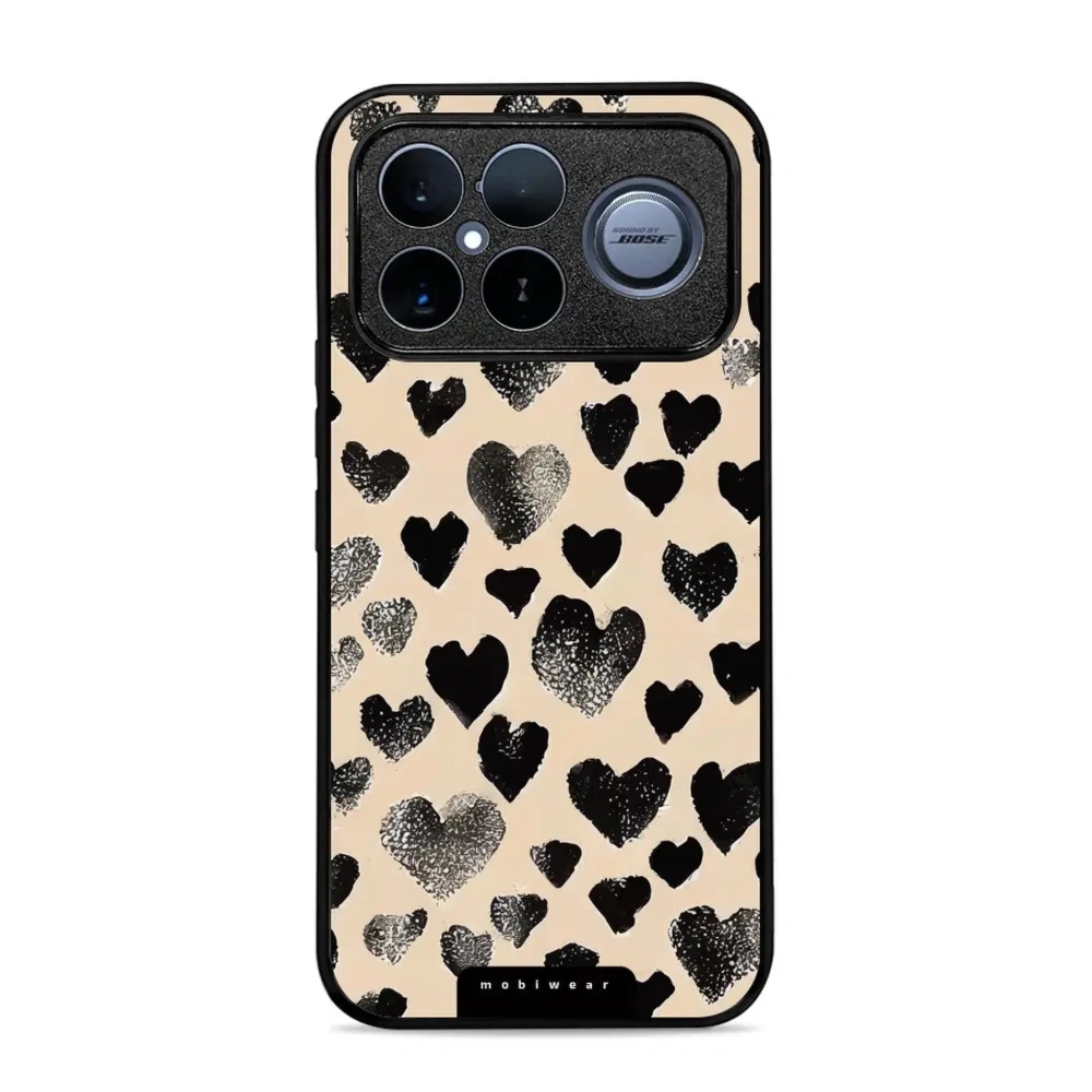 Etui ochronne do Xiaomi POCO F8 Ultra, Mobiwear Glossy Case, beżowa miłość
