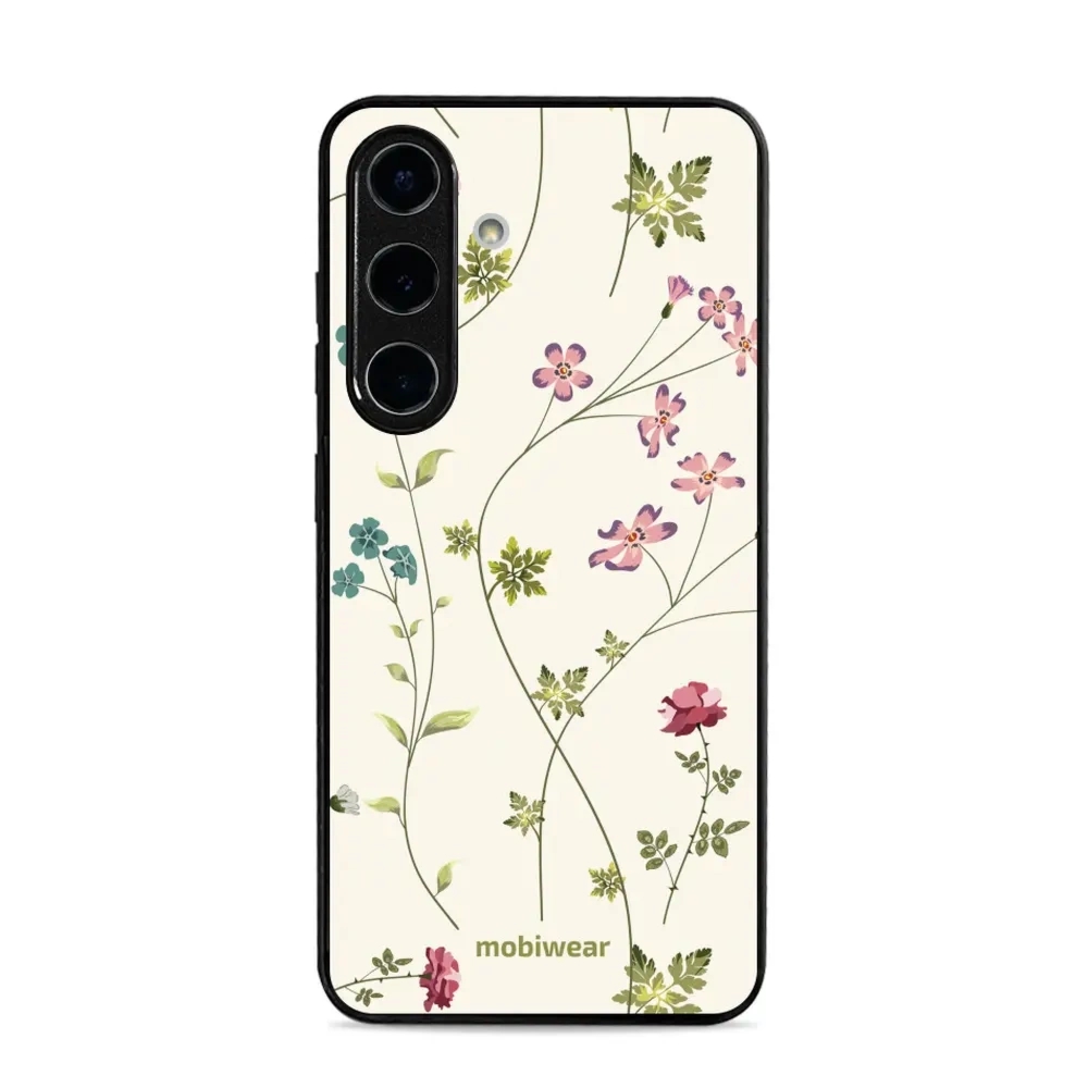 Etui ochronne do Galaxy S25, Mobiwear Glossy Case, sielski kwiat