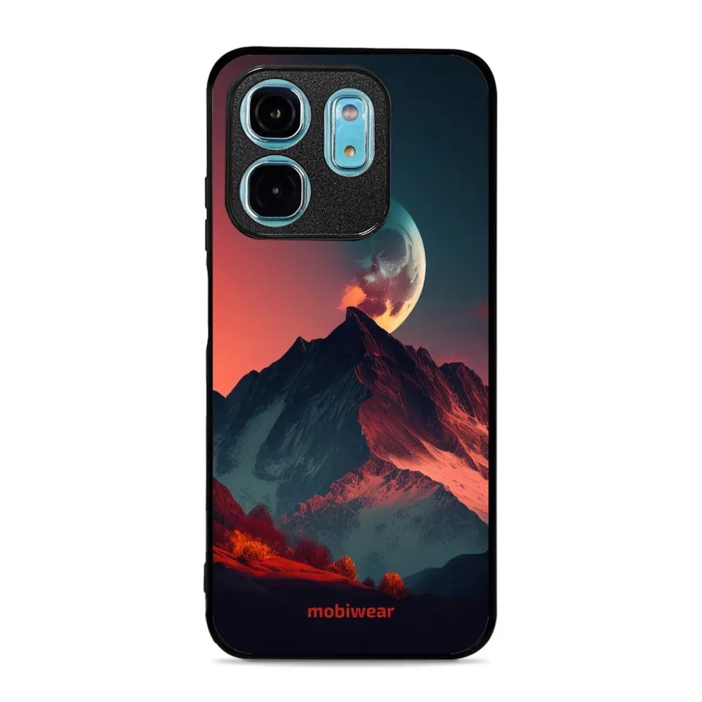 Etui ochronne do Infinix Hot 50i, Mobiwear Glossy Case, górski zmierzch