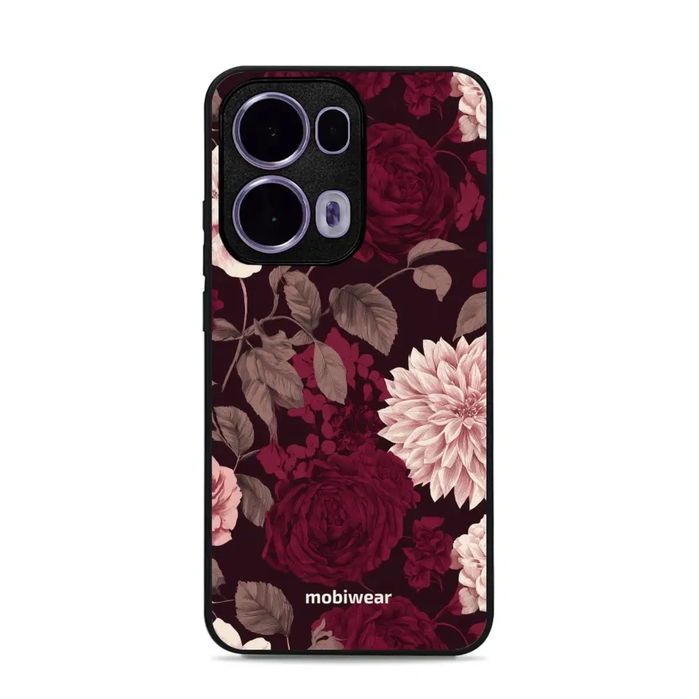 Etui ochronne do OPPO Reno13 Pro, Mobiwear Glossy Case, wino i dalie