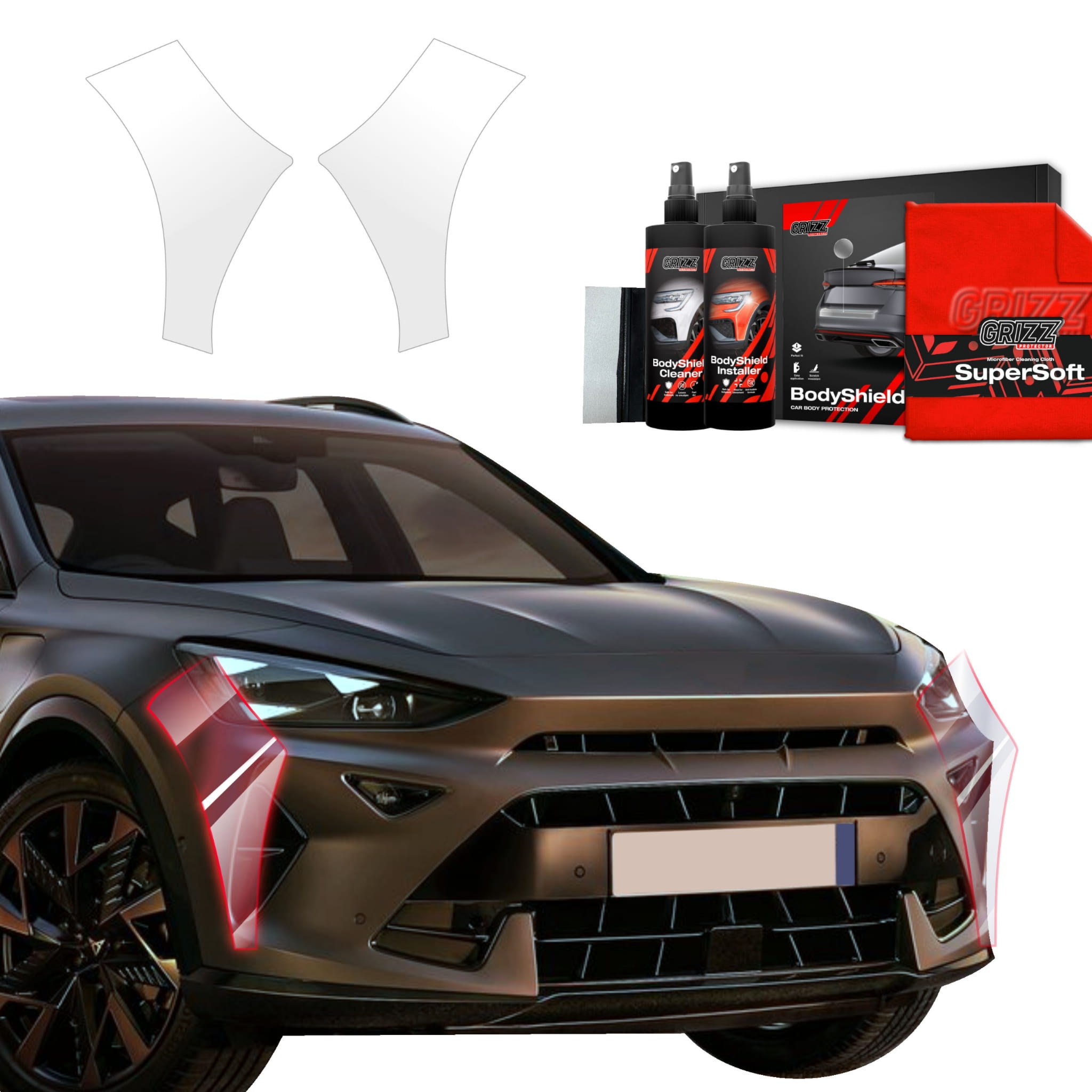 2w1 Folia ochronna Grizz Protector na zderzak do Cupra Formentor Facelift (2024-2026)