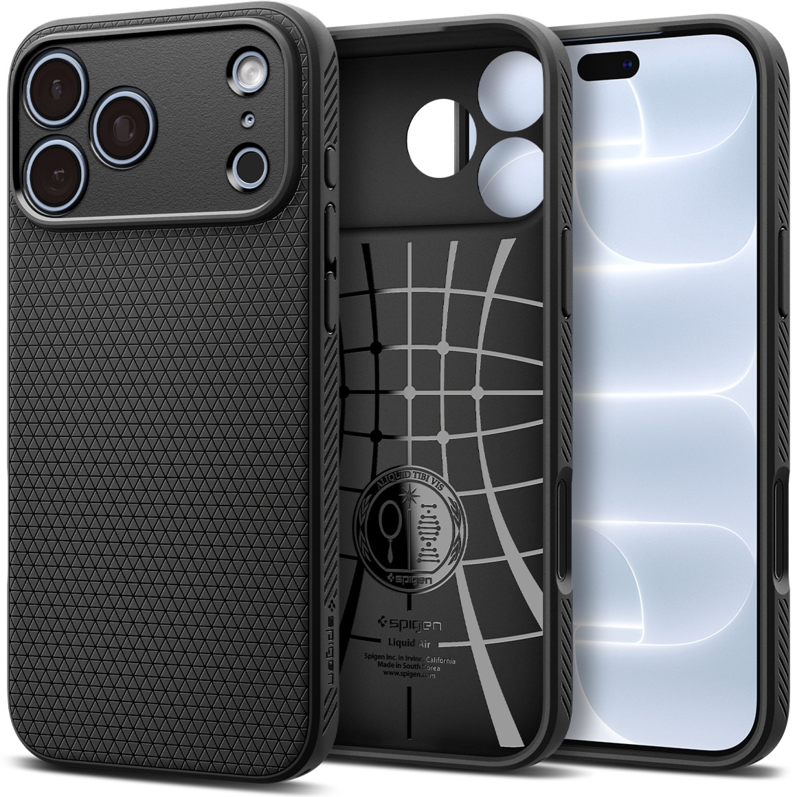 Etui Spigen Liquid Air do iPhone 18 Pro Max, czarne
