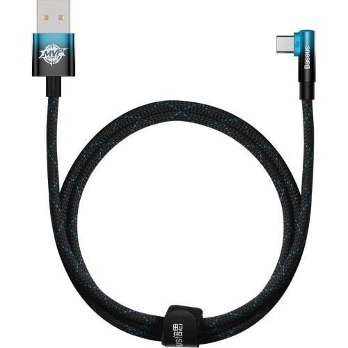 Image of Kabel MVP 2 Elbow Baseus 100W USB-A do USB-C 1m, czarno-niebieski