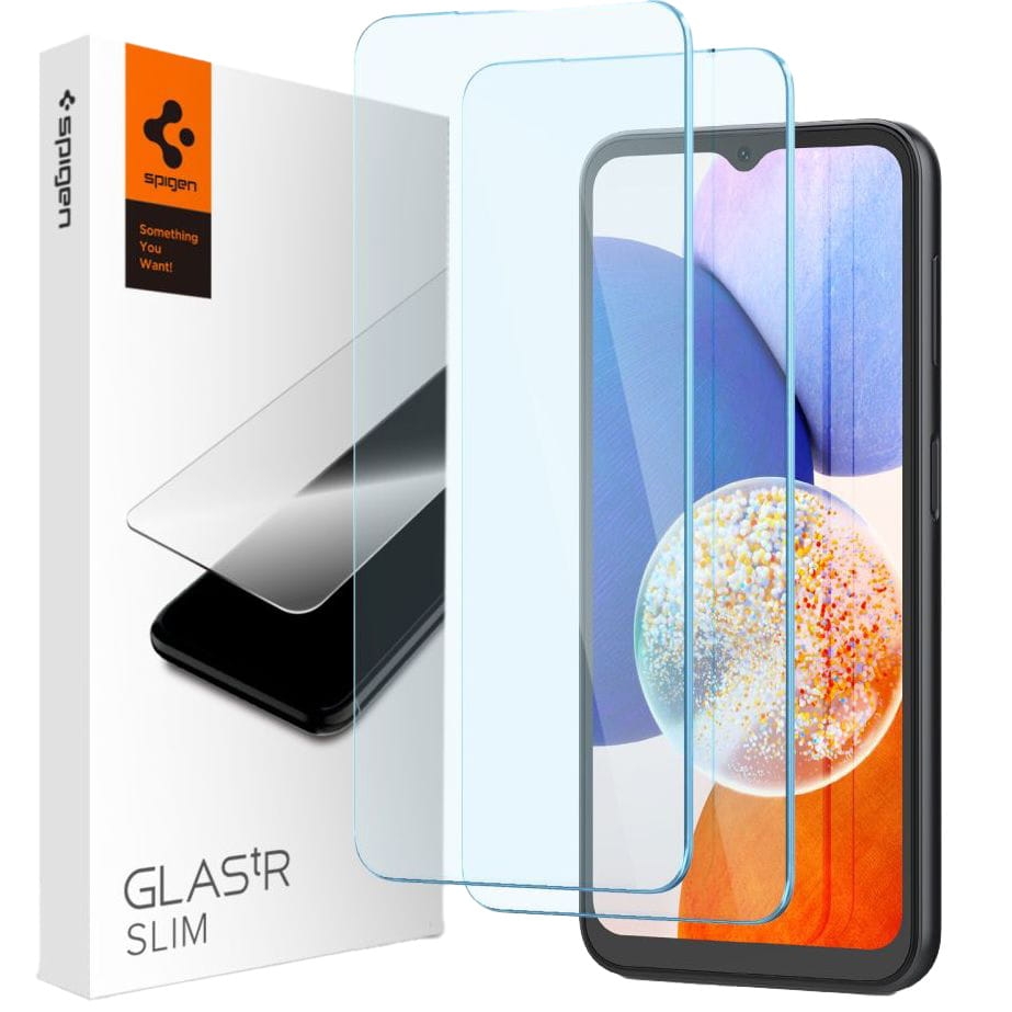 Image of Szkło do etui Spigen Glas.tr Slim 2-Pack do Galaxy A15 4G / 5G / A25 5G