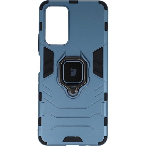 Image of Etui Bizon Case Armor Ring do Poco M4 Pro 5G / Redmi Note 11S 5G, niebieskie