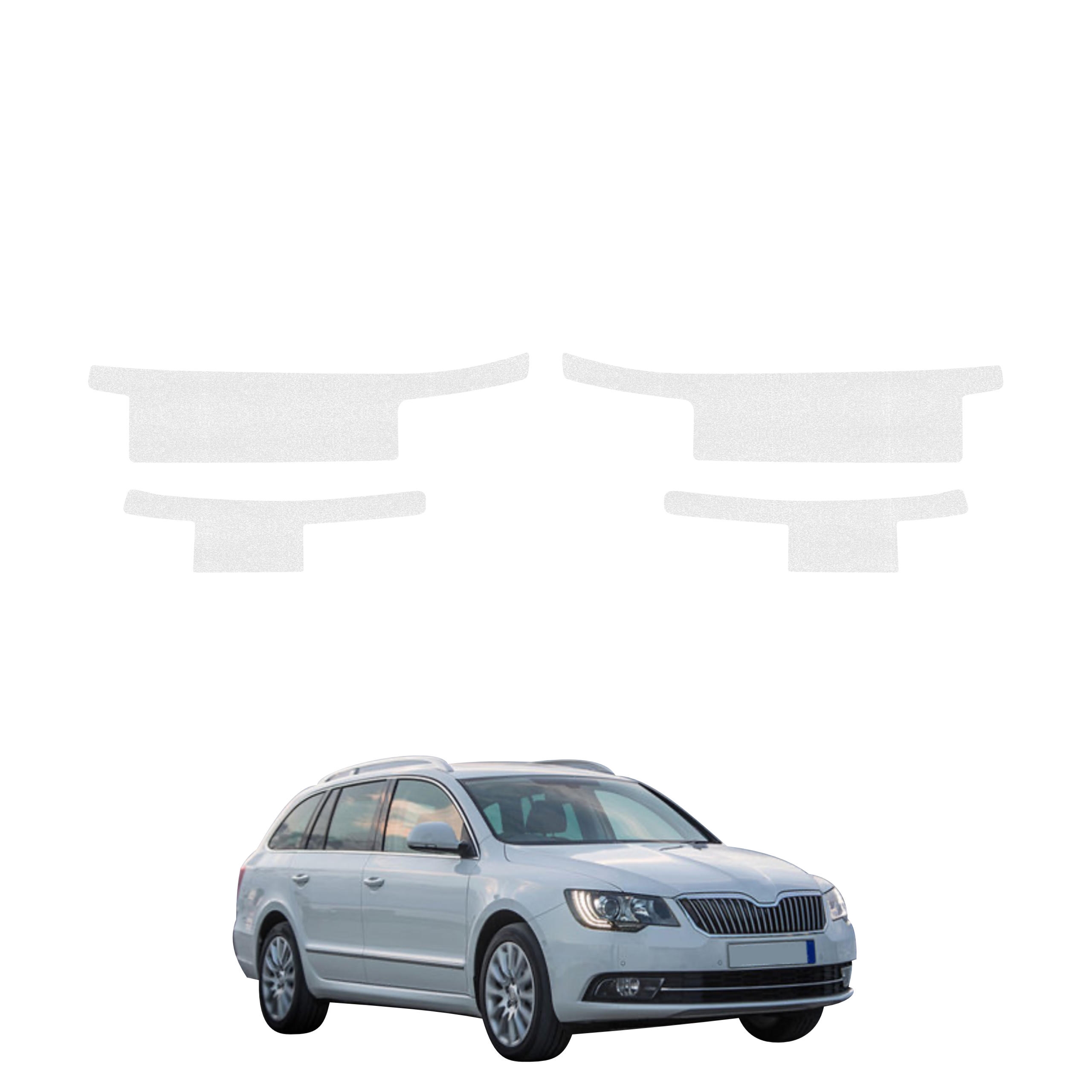 4w1 Bezbarwna powłoka techniczna Grizz Protector na progi Skoda Superb 2 Kombi Facelifting (2013-2015)