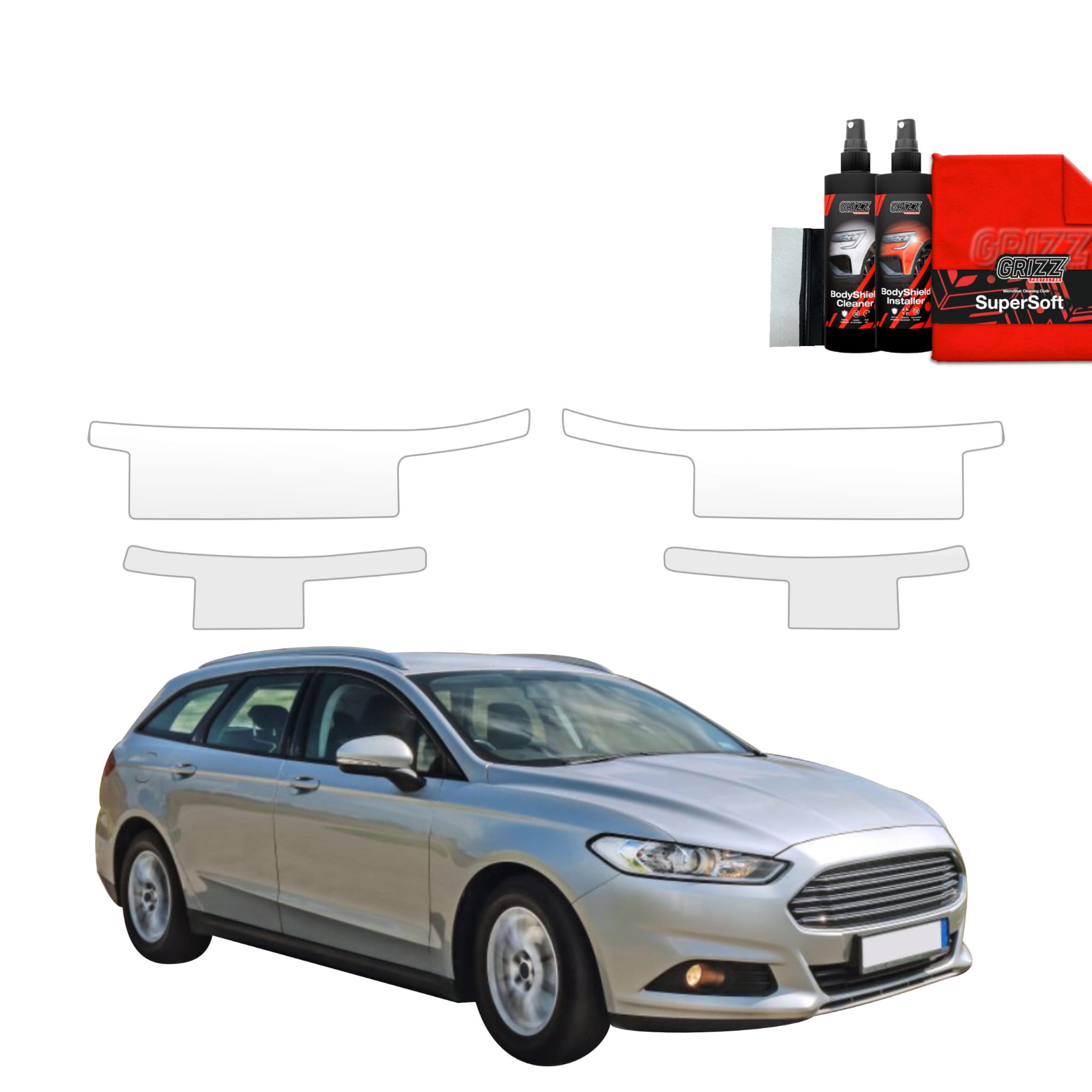 4w1 Folia ochronna na progi Grizz Protector do Ford Mondeo Mk5 Kombi (2014-2019)