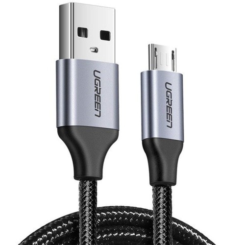Image of Kabel Ugreen USB-A - Micro USB, 1m, QC 3.0 2.4A, czarny