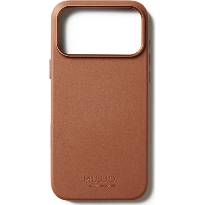 Etui Mujjo Full Leather Case do MagSafe do iPhone 17 Pro Max, brązowe