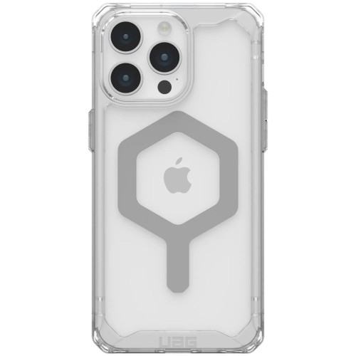 Image of Etui Urban Armor Gear Plyo MagSafe do iPhone 15 Pro Max, przezroczysto-srebrne