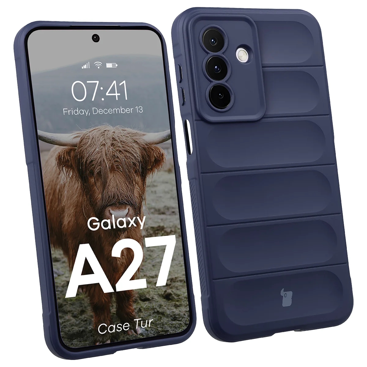 Pancerne etui Bizon Case Tur do Galaxy A27 5G, granatowe