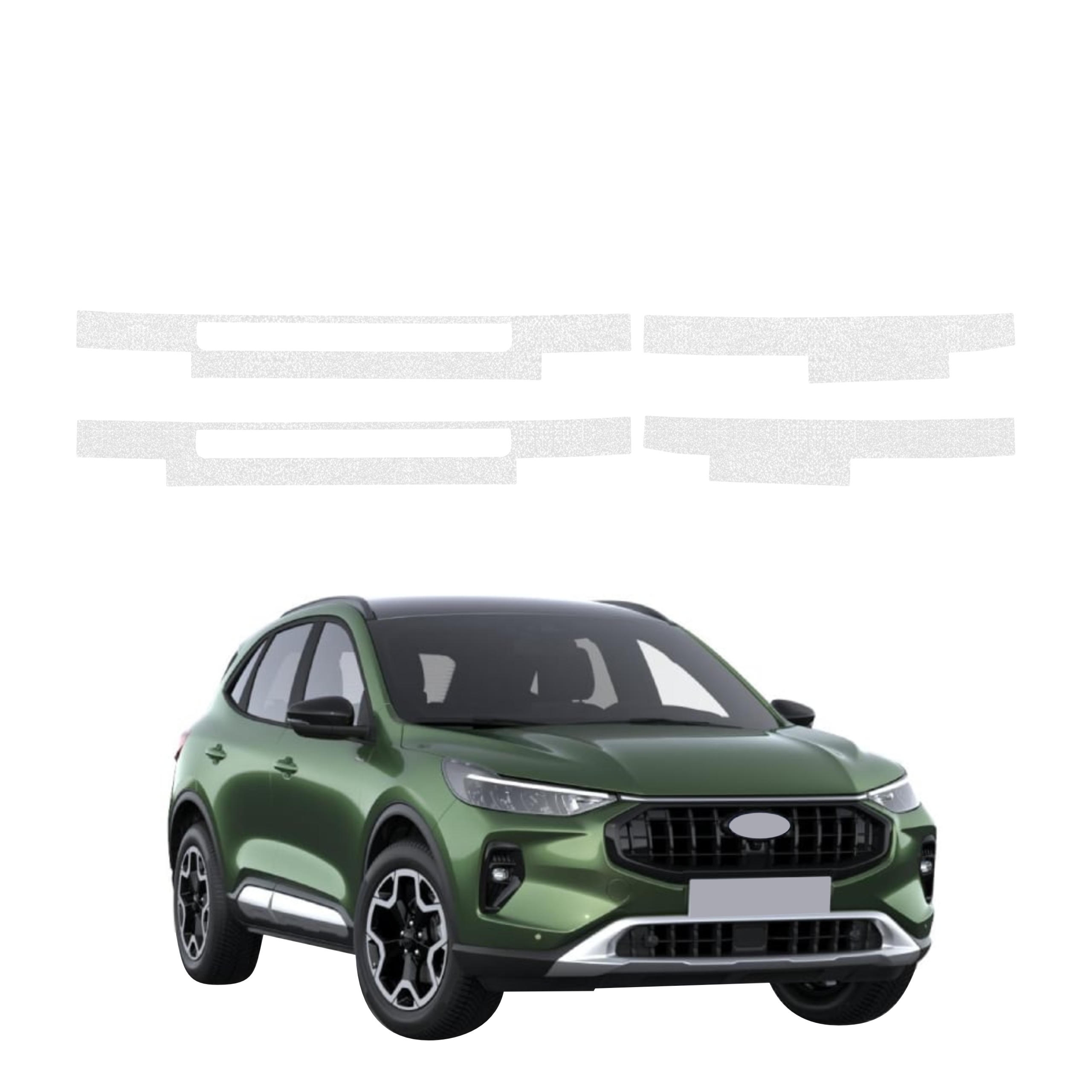 4w1 Bezbarwna powłoka techniczna Grizz Protector na progi z nakładkami Ford Kuga Active Facelift (2024-2026)