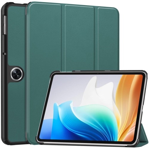 Image of Etui Bizon Case Tab Croc do Oppo Pad Neo, ciemnozielone