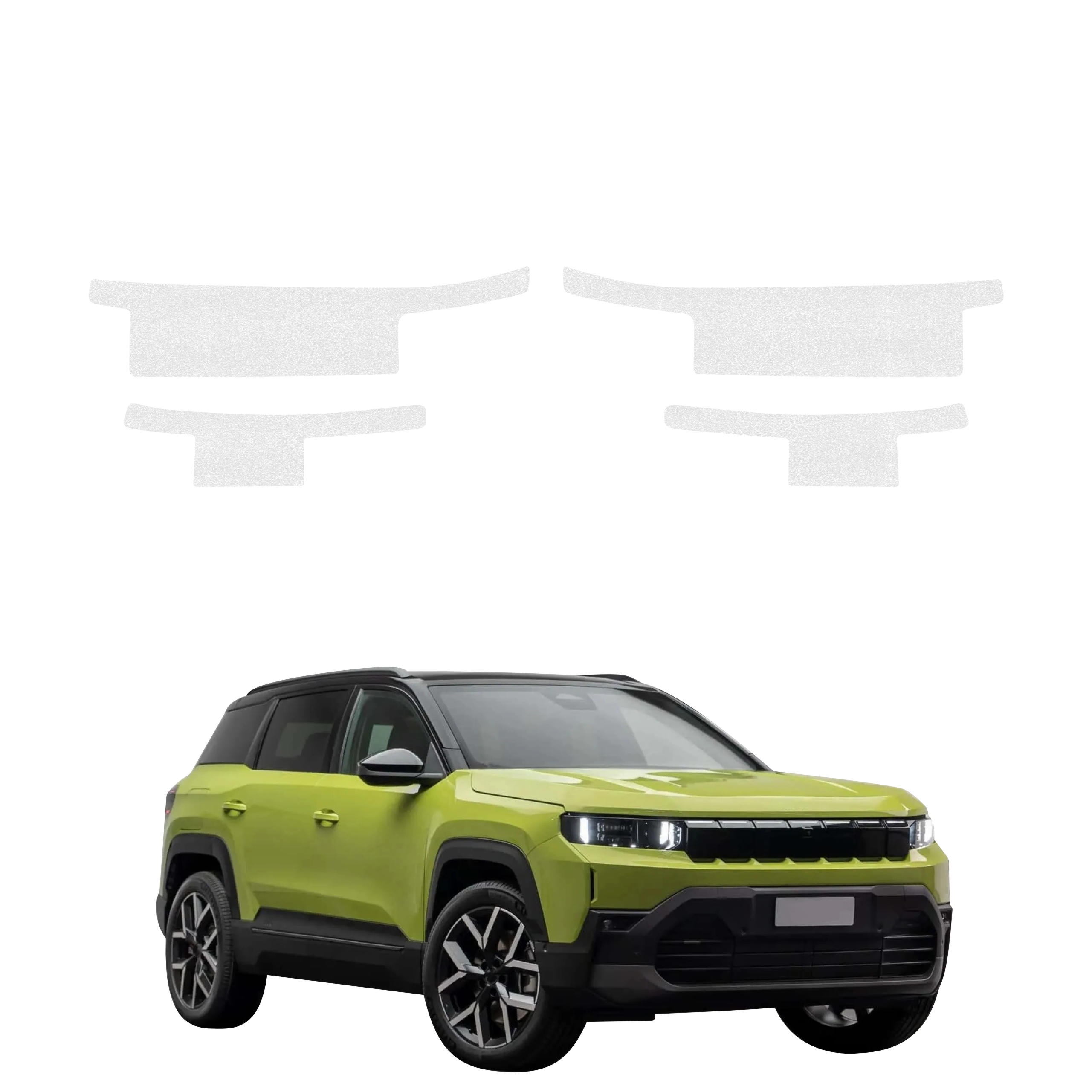 4w1 Bezbarwna powłoka techniczna Grizz Protector na progi Jeep Compass (2025-2026)