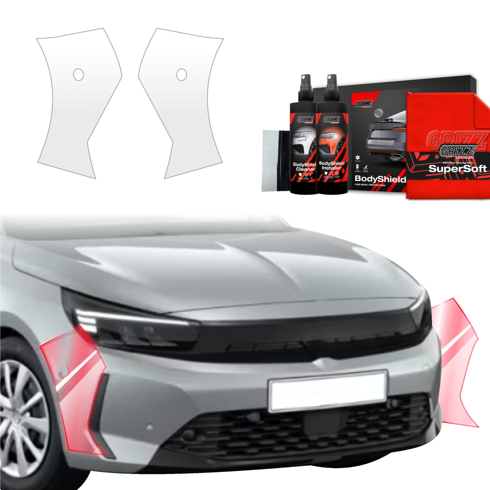 2w1 Folia ochronna Grizz Protector na zderzak do Opel Corsa (2023-2026)