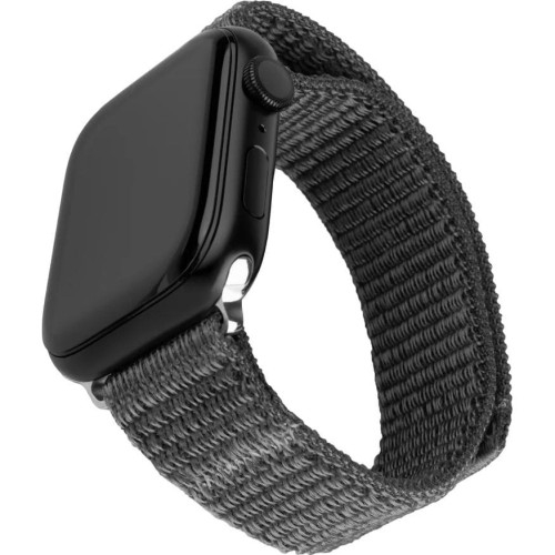 Image of Nylonowy pasek Fixed Nylon Sporty Strap do Apple Watch 49/46/45/44 mm, szary