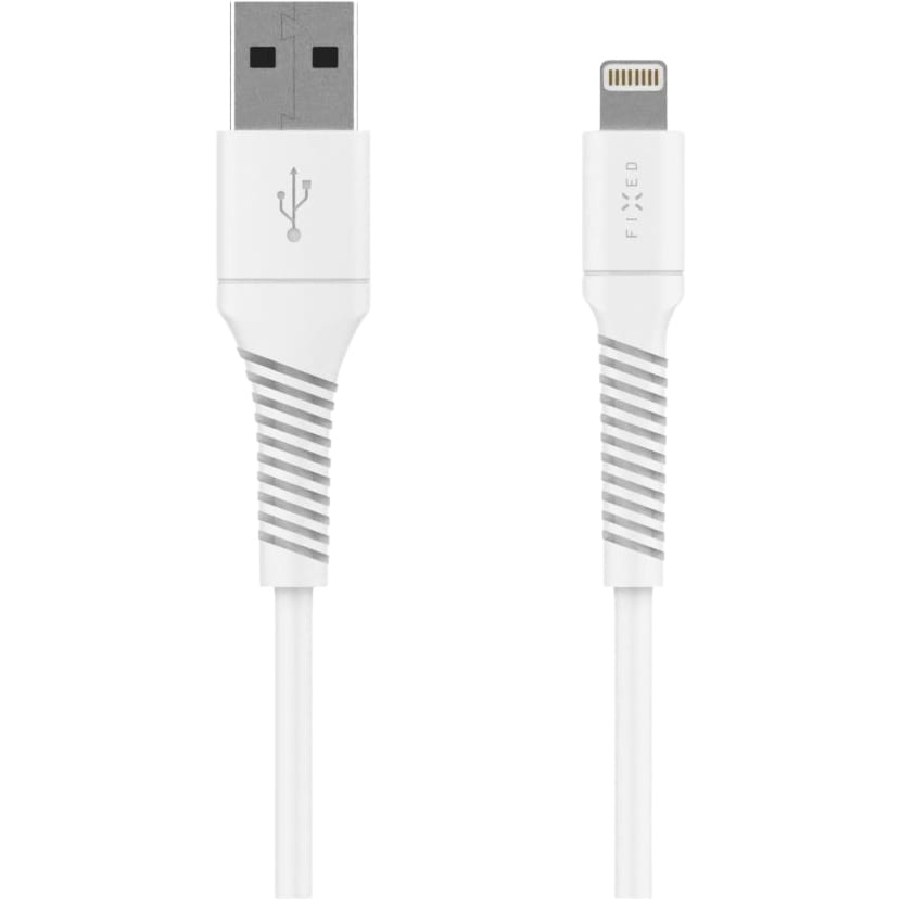 Kabel USB-A – Lightning 12W, Fixed Cable 1.2m, 2A, 480Mbps, biały