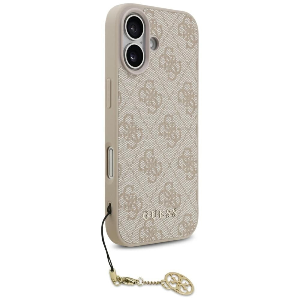 Etui Guess 4G Charms Collection do iPhone 17, różowe
