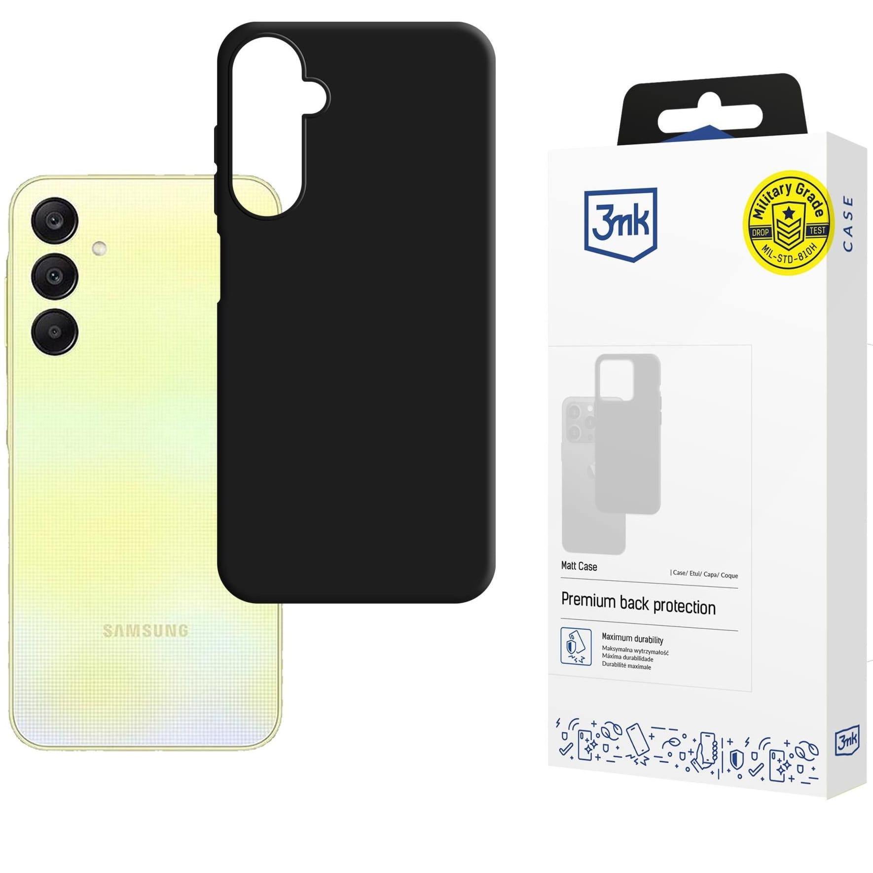 Etui 3mk Matt Case do Galaxy A26 5G, czarne