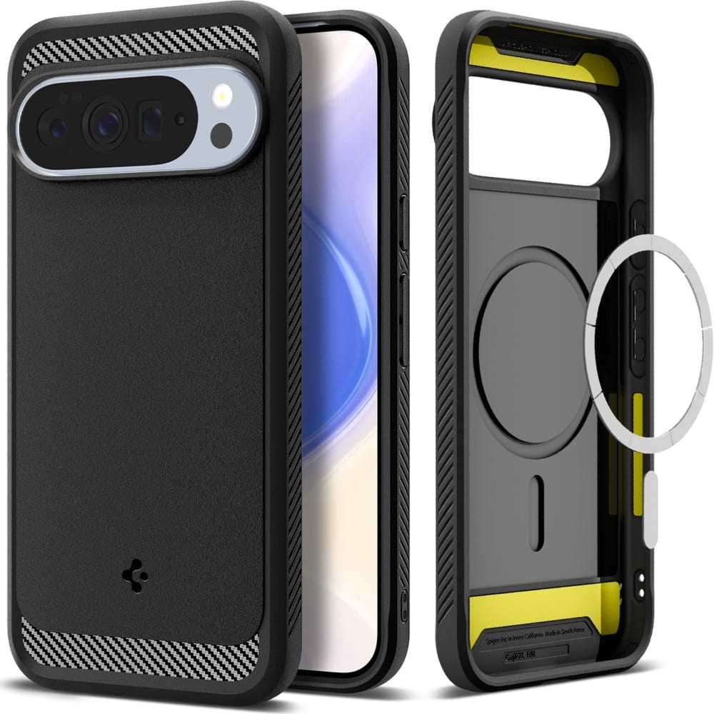 Etui Spigen Rugged Armor Mag do MagSafe do Google Pixel 10 Pro XL, czarne