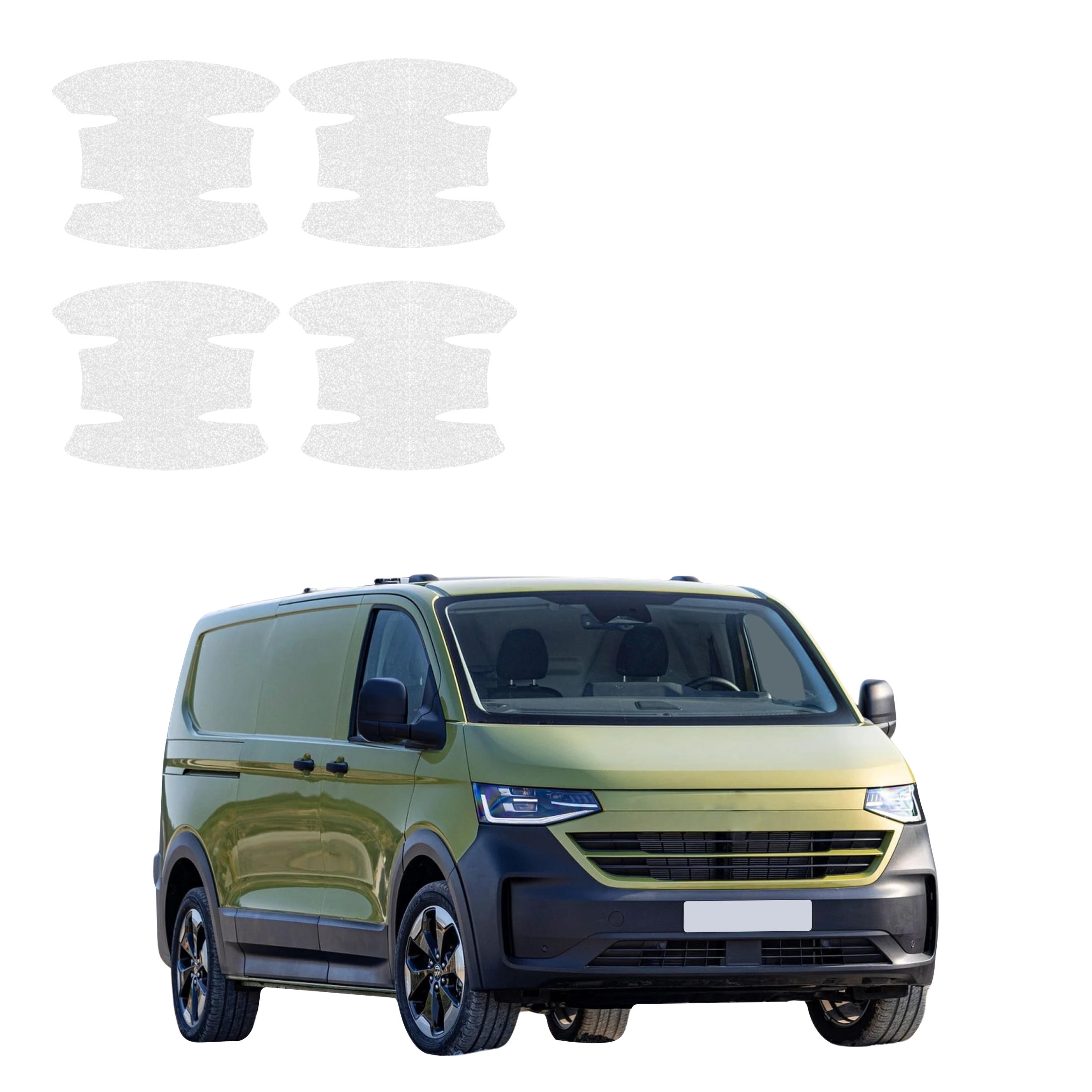 4w1 Bezbarwna powłoka techniczna Grizz Protector pod klamki Volkswagen Transporter (2024-2026)