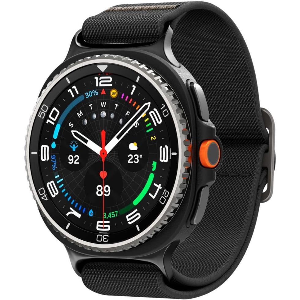 Pasek Spigen Lite Fit do Galaxy Watch 8 40/44 mm, Classic 46 mm, czarny