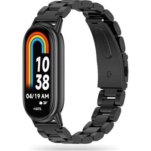 Image of Pasek Tech-Protect Stainless do Xiaomi Smart Band 8 / 8 NFC, czarne