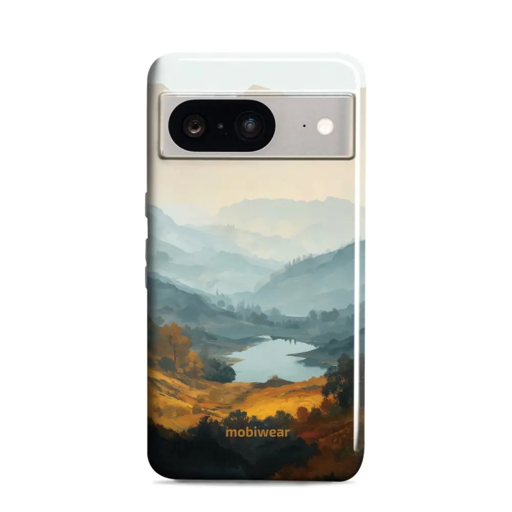 Etui ochronne do Google Pixel 8, Mobiwear Elite Pro, jezioro w dolinie