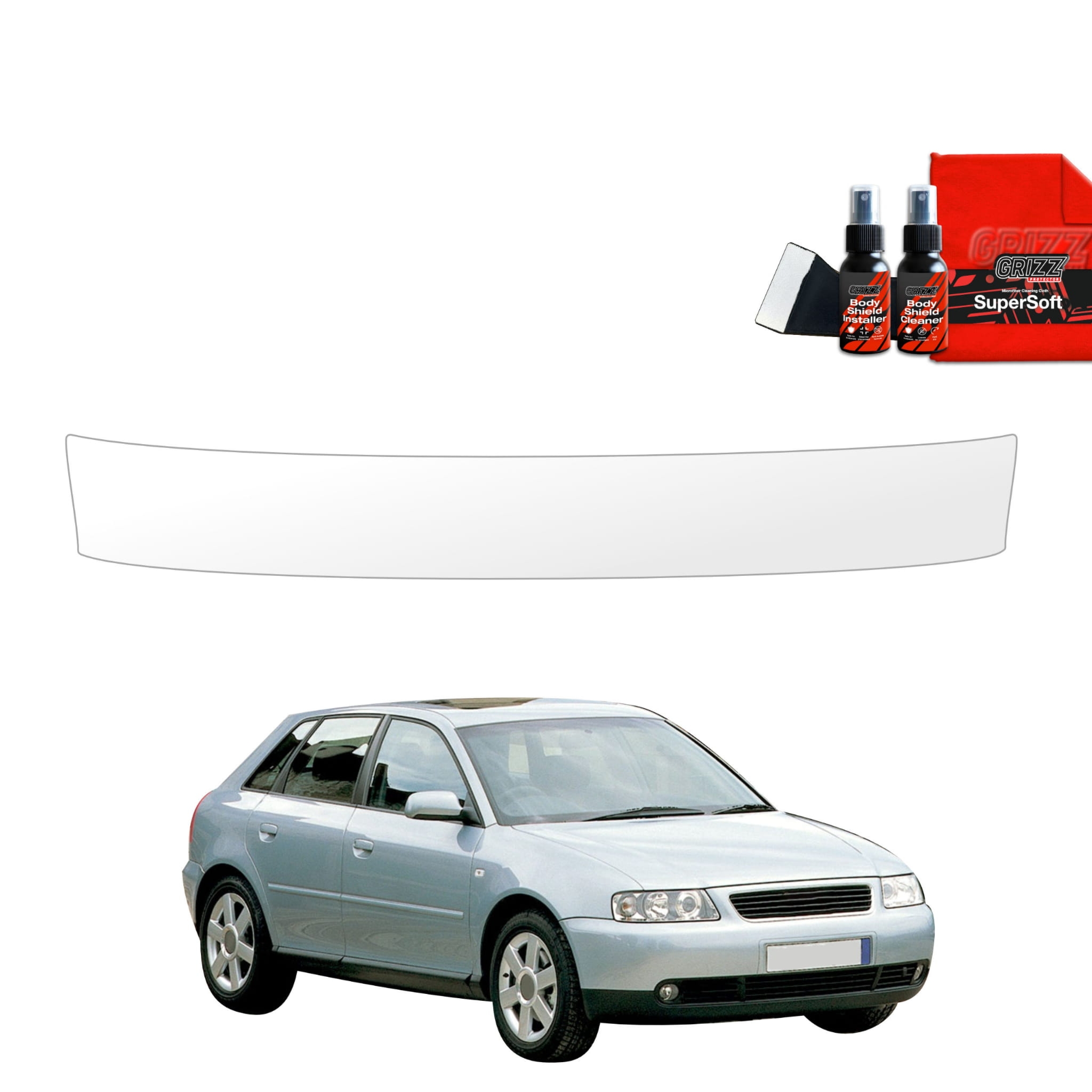 Folia ochronna na próg bagażnika Grizz Protector do Audi A3 8L Hatchback 5D (1999-2003)