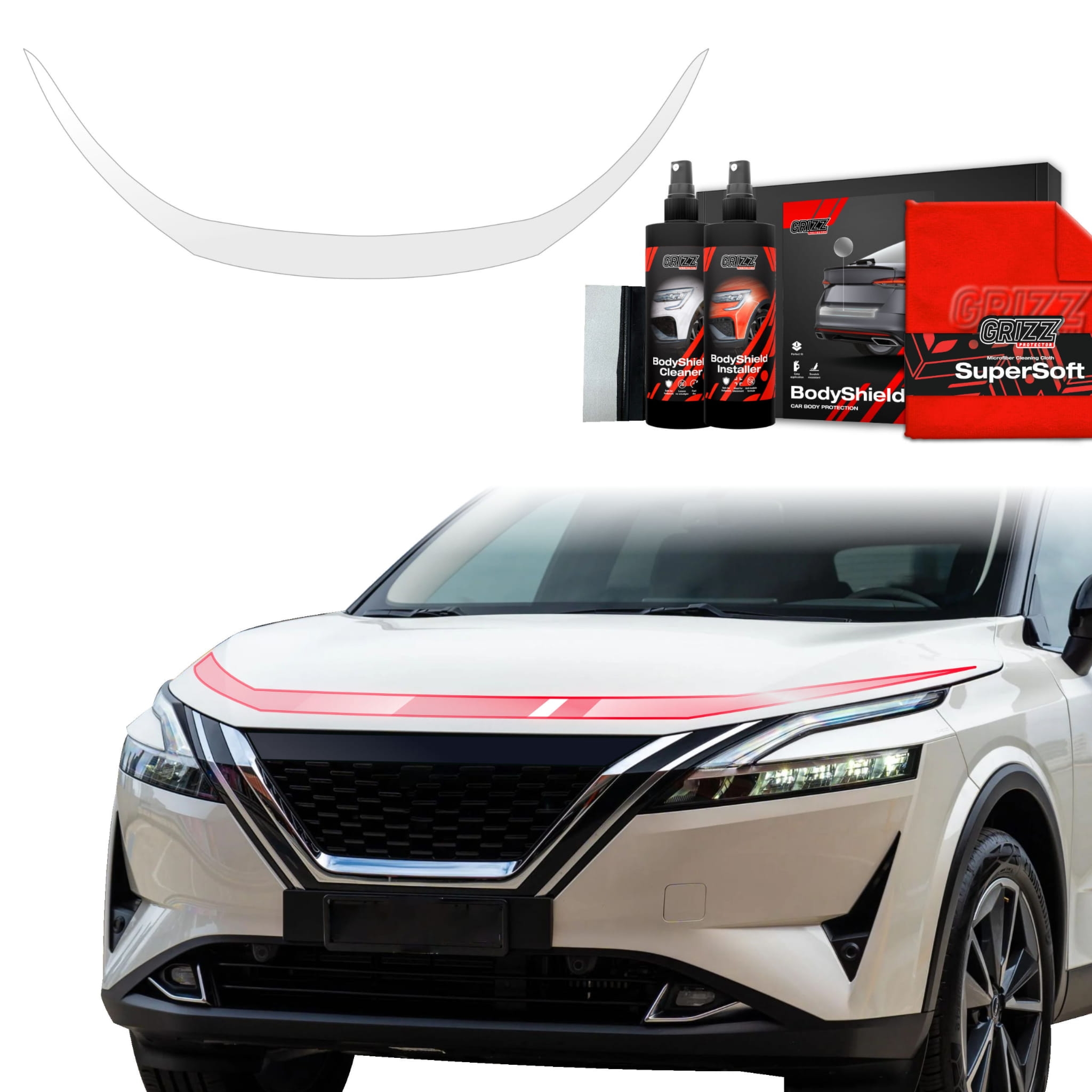 Folia ochronna na maskę Grizz Protector do Nissan Qashqai 3 (2021-2024)