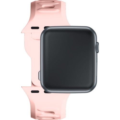 Image of Pasek silikonowy 3mk Silicone Watch Strap do Apple Watch 38/40/41/42 mm, różowy