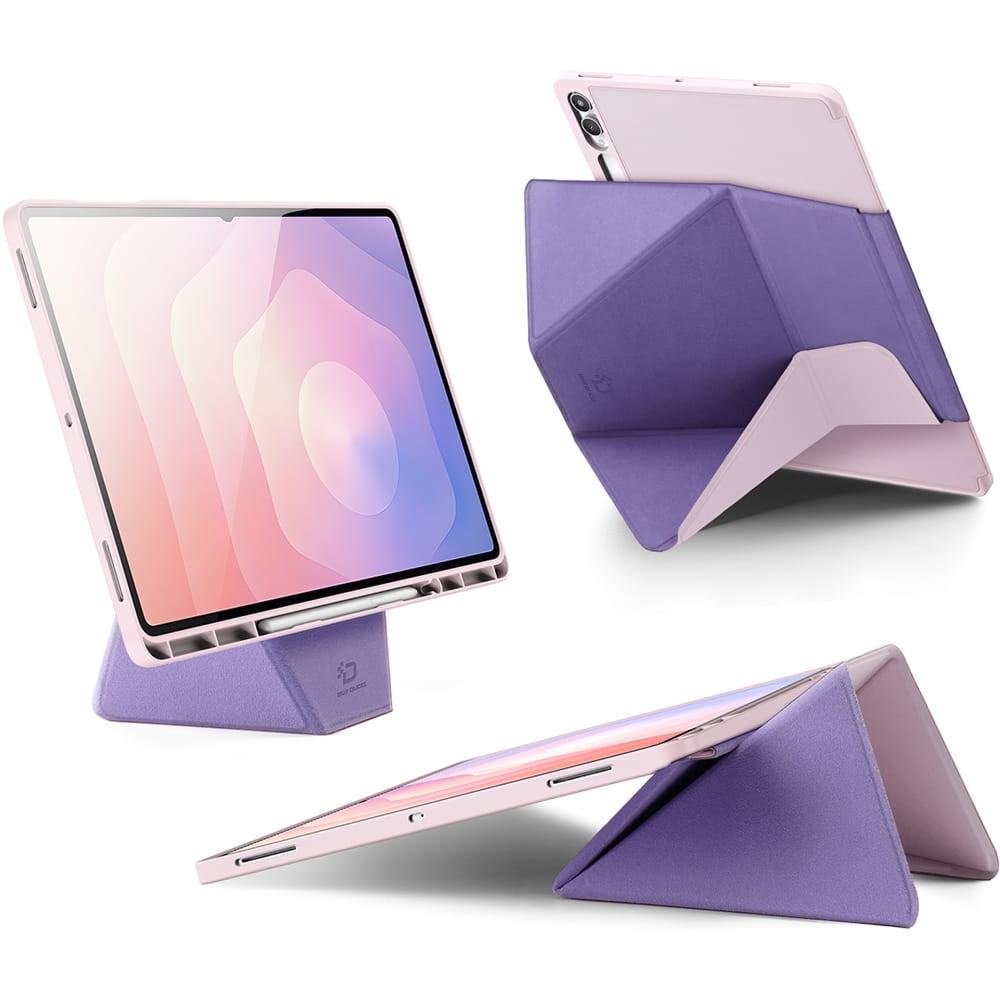 Etui z klapką Dux Ducis Vers do Galaxy Tab S11 Ultra / S10 Ultra / S9 Ultra, różowe