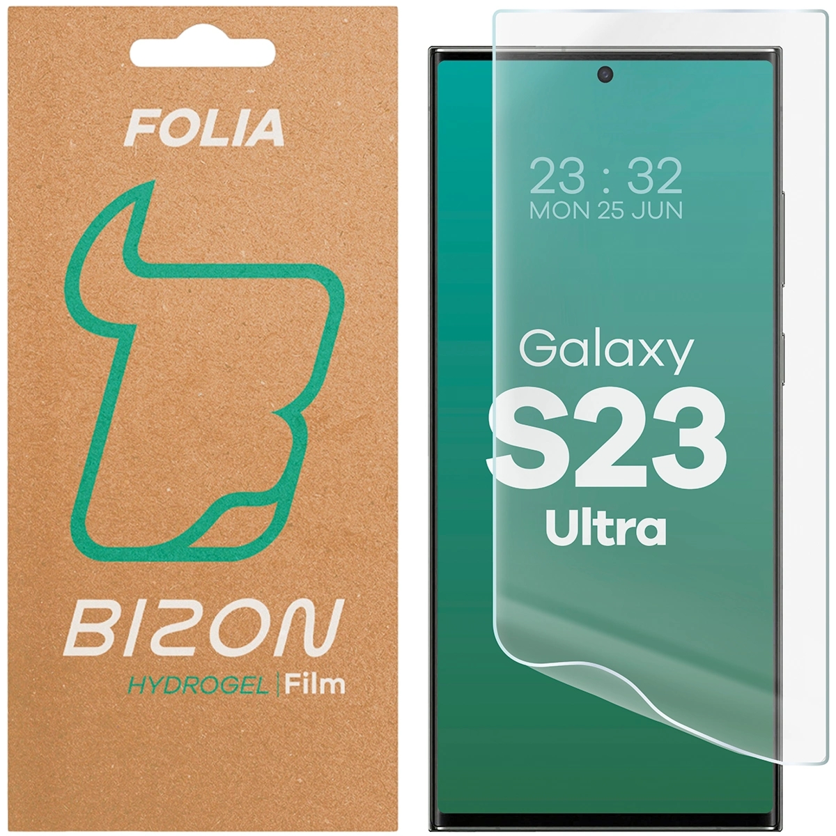 Folia hydrożelowa na ekran Bizon Film Hydrogel Front do Galaxy S23 Ultra, 1 sztuka