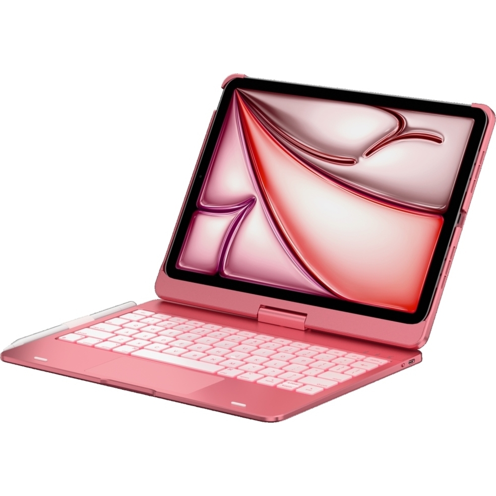 Etui z klawiaturą Bluetooth Typecase Flexbook Touch do iPad Air 11 (M4/M3/M2) / Pro 11  / iPad Air 10.9, różowe