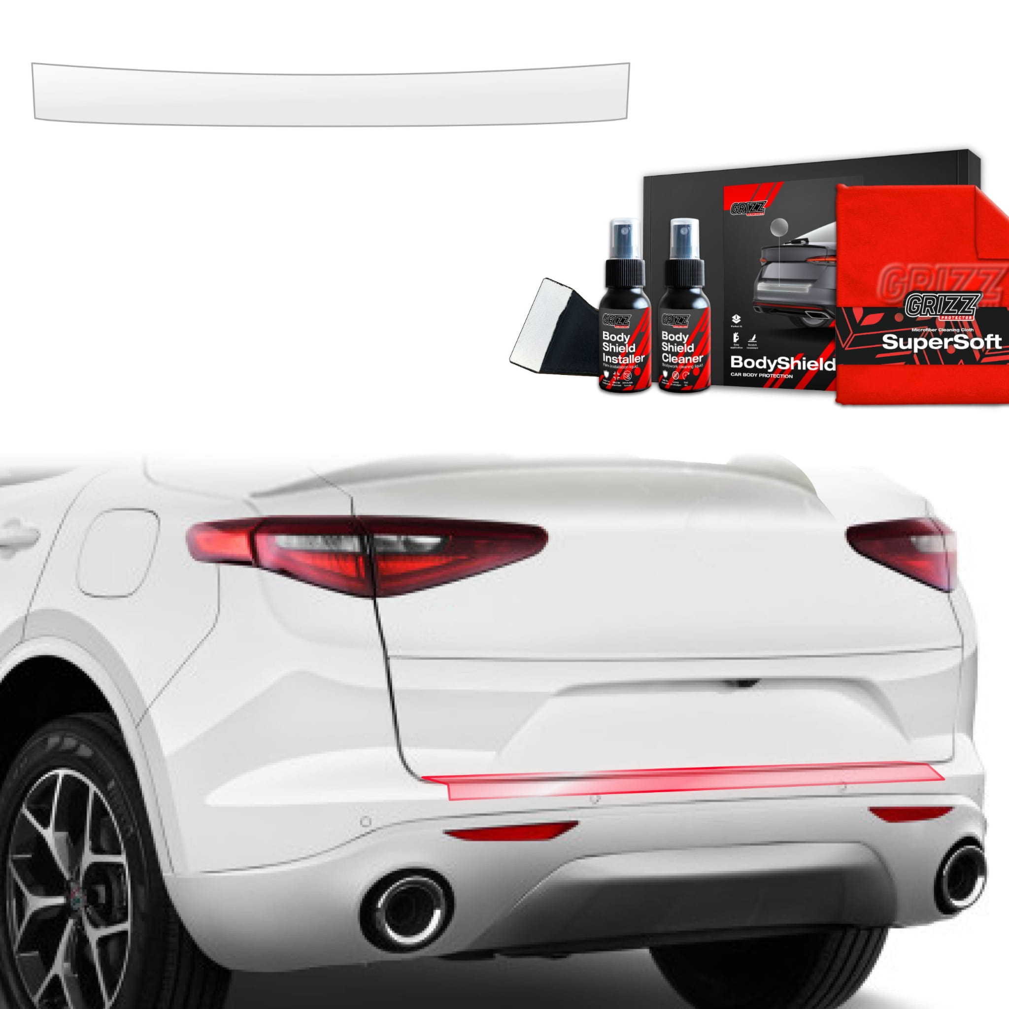 Folia ochronna Grizz Protector na próg bagażnika do Alfa Romeo Stelvio (2023-2026)