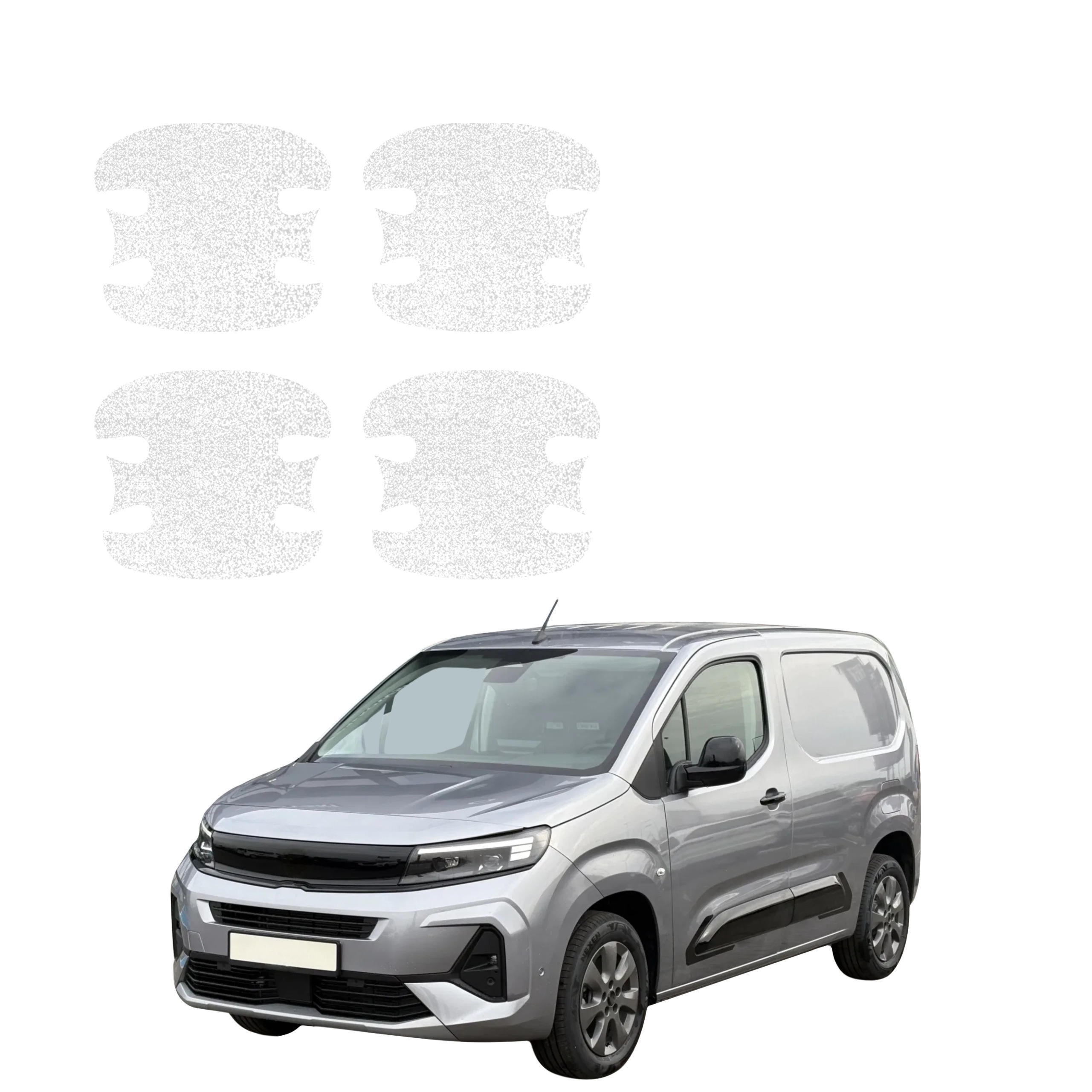 4w1 Biała powłoka techniczna Grizz Protector pod klamki Opel Combo Cargo (2018-2026)