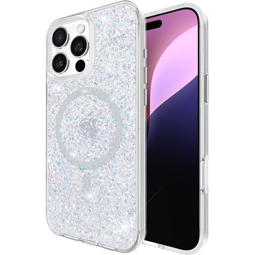 Image of Etui Case Mate Twinkle Mag do iPhone 16 Pro Max, wielokolorowe błyszczące