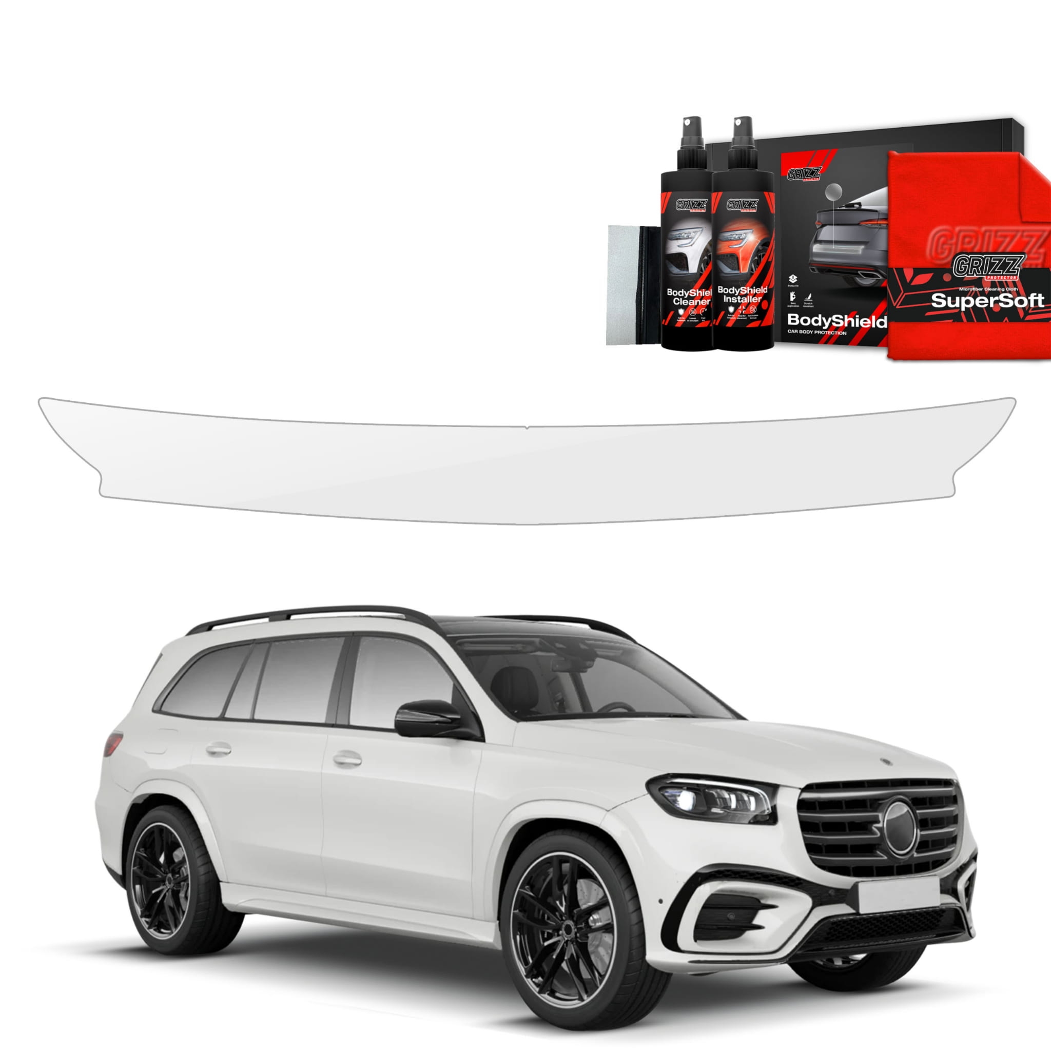 Folia ochronna Grizz Protector na próg bagażnika do Mercedes GLS 450d (2023-2026)