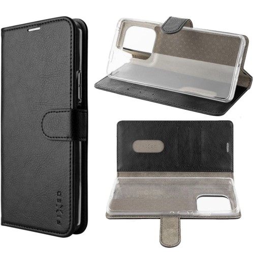 Image of Etui Fixed Book Case Opus do Motorola Edge 50 Ultra, czarne