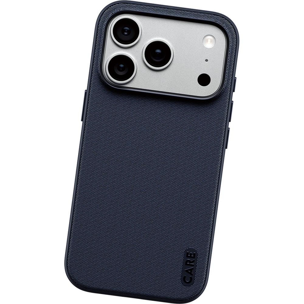 Etui PanzerGlass Fusion Fabric Case do iPhone 18 Pro / 17 Pro do MagSafe, niebieskie