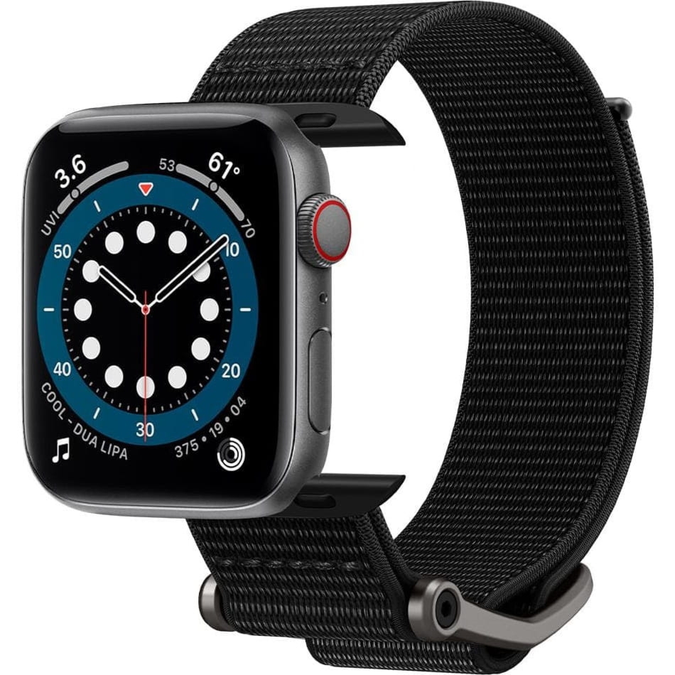 OUTLET: Pasek Spigen DuraPro Flex Band do Apple Watch 49/46/45/44 mm, czarny