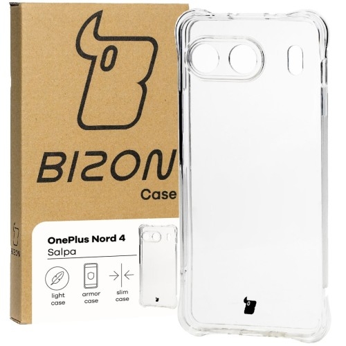 Image of Elastyczne etui Bizon Case Salpa do OnePlus Nord 4, przezroczyste