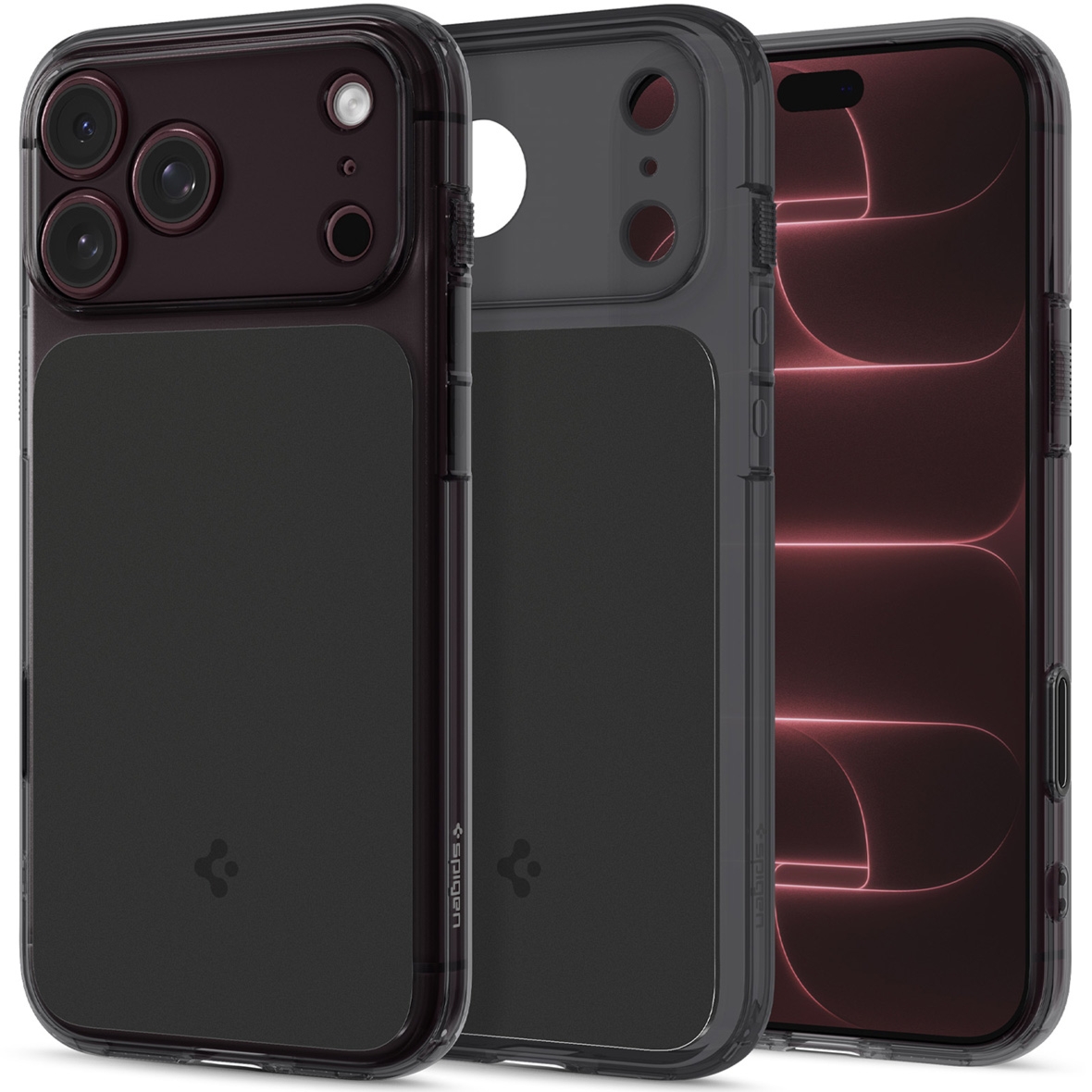 OUTLET: Etui Spigen Ultra Hybrid T Mag (CC) do MagSafe do iPhone 18 Pro, przydymione-czarne