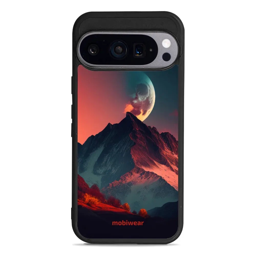 Etui ochronne do Google Pixel 9, Mobiwear Glossy Case, górski zmierzch