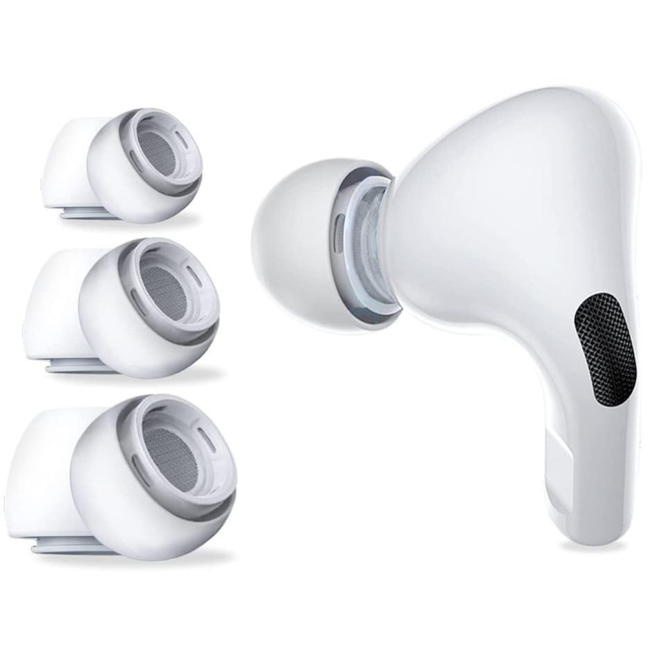 Nakładki douszne do słuchawek, Tech-Protect Ear Tips 3-pack do AirPods Pro 2 / Pro, białe